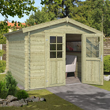 Norah 275x275 Olijfgroen Geïmpregneerd