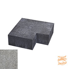 Schellevis Hoekstuk 90° t.b.v. Traptreden 100x37x15 Binnen Grijs
