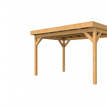 Douglasvision buitenverblijf Comfort 400 x 270 cm, kleurloos geïmpregneerd.