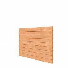 DGL Plankenpakket t.b.v. dubbelzijdige wand kapschuur Comfort 229x162 cm, kleurloos geïmpregneerd