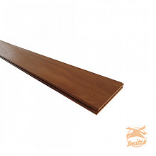 Thermovision Ayous geschaafd/fijnbezaagd halfhouts rabat 1,4 x 14,5 x 245 cm, thermisch gemodificeerd. 1050409