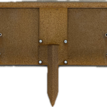Kantopsluiting Koppelspies-10 Corten