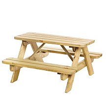 Junior Picknicktafel Björn, Bladmaat 90x38,5 cm.  W11018