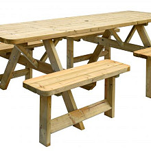 Picknicktafel Family, Bladmaat 70x240 cm.  W11032