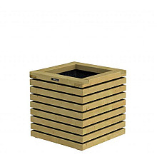 Elan Bloembak, 50 x 50 x 50 cm. Groen Geïmpregneerd 1063079 (W636452)=V