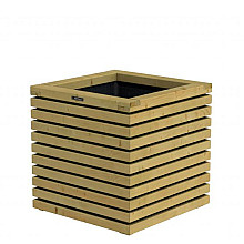 Elan Bloembak, 60 x 60 x 60 cm. Groen Geïmpregneerd  1063080 (W636460)=V