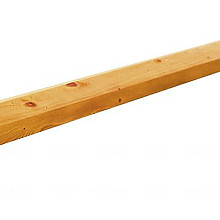 Grenen Afdeklat Met Sponning (6,1 cm) 3,5x8,5x180 cm. Dakmodel Groen Geïmpregneerd  W06803 =V