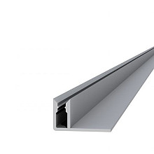 Aluminium Onderprofiel 4,0 x 2,2 x 300 cm.  W23540
