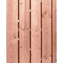 Douglas Fijnbezaagde Deur Op Stalen Frame 100x190 cm. Onbehandeld Plankbreedte 19 cm. 1060616  (W42050)  =V