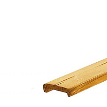 Grenen Afdeklat Met Sponning (5,1 cm) 1,9x7x181,5 cm. Platmodel Groen Geïmpregneerd. W06805 =V