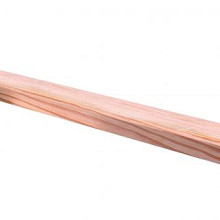 Douglas Geschaafde Afdeklat Met Sponning Plat Model  (6 x 1,2 cm)2,8x8,5x180 cm. Onbehandeld 1011341