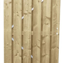 Jumbo Deur Toog Verticaal Op Stalen Deurframe 100 x 180 cm.  W306309 =V UITLOPEND