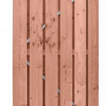 Douglas Fijnbezaagde Deur Op Stalen Frame Plank 14 cm. 100x190 cm. Blank 1060615  (W42045)   =V