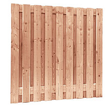 Redvision Scherm Geschaafd 19 Planks 16mm 180 x 180 cm