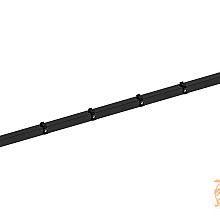Hillfence Metalen Hoekpaal, Inclusief Aansluitingset En Afdekkap (APART TOEVOEGEN !!), 6 x 6 x 240 cm. Zwart