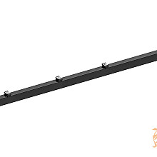 Hillfence Metalen Tussenpaal  6 x 4 x 160 cm. Zwart  W08446 =V