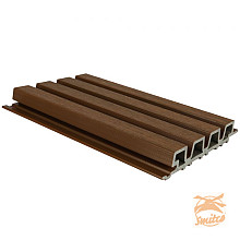 NewTechWood Composiet Co-Extrusie Wand Bekleding Rhombus Profiel, 3,3 x 21,5 x 390 cm. Ipe  1059171