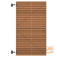 Thermovision Ayous Geschaafd Latten Deur Op verstelbaar Frame, Horizontaal, 178x99 cm.  1060778