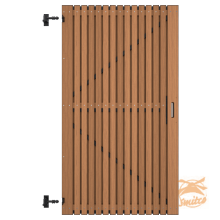 Thermovision Ayous Geschaafd Latten Deur Op Verstelbaar Frame, Verticaal, 178x99 cm.  1060777