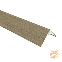 NewTechWood Aluminium Co-Extrusie Hoekprofiel Rhombus t.b.v. Wand Bekleding, 6 x 6 x 300 cm. Antique  1059189