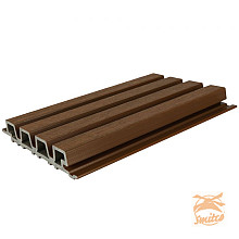 NewTechWood composiet co-extrusie wand bekleding rhombus profiel, 3,3 x 21,5 x 230 cm, Ipe.
