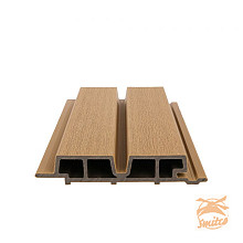 NewTechWood composiet co-extrusie wand bekleding Castellaton PRO65 3,3 x 18 x 290cm Red Cedar.