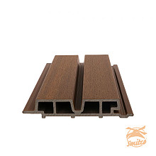 NewTechWood composiet co-extrusie wand bekleding Castellaton PRO65 3,3 x 18 x 290cm Ipé.