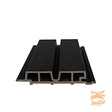 NewTechWood composiet co-extrusie wand bekleding Castellaton PRO65 3,3 x 18 x 290cm Zwart.