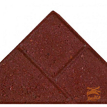 Bisschopsmuts Rood 8 cm.