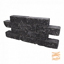 Catrock Getrommeld 31x11,5x10 cm Nero