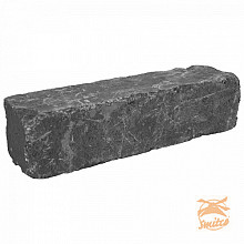 Linia Excellence Getrommeld 15x15x60 cm Grijs/Zwart