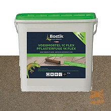 Emmer Bostik Hoveniers Voegmortel Fijn Elastic 15 kg. Zandwit