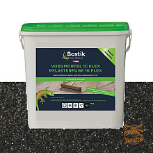 Emmer Bostik Hoveniers Voegmortel Fijn Elastic 15 kg. Zwart