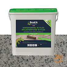 Emmer Bostik Hoveniers Voegmortel Fijn Elastic 15 kg. Steengrijs