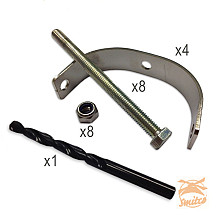RVS Bamboe Montageset