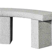 Natuursteen Gran. Bank Basic Gebogen