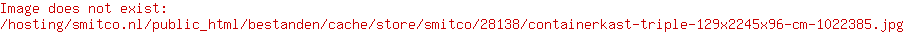 Containerkast triple