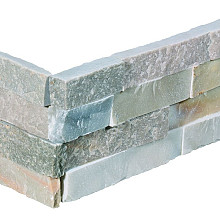 set á 4 stuks Stonepanel Hoekstukken White Quarzite