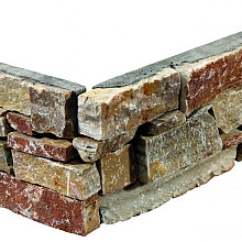 set á 4 stuks Stonepanel Hoekstukken Rustic Terra