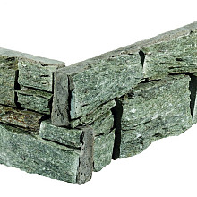 set á 4 stuks Stonepanel Hoekstukken Rustic Silver