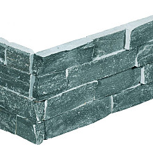 set á 4 stuks Stonepanel Hoekstukken Grey Quarzite