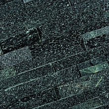 Pak á 5 st. Stonepanel Black Quarzite 15 x 60 x 1,5-2,5 cm