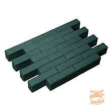 Waalformaat Strak 6cm. Zwart