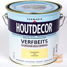 Houtdecor Dekkend 608  Zonnegeel