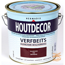 Houtdecor Dekkend 633 Wijnrood 2500 ml.