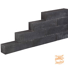 Linea Palissaden Strak 15 x 15 cm Black