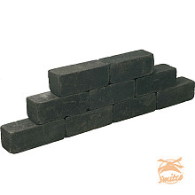 Linea Palissaden Getrommeld 15 x 15 cm Black