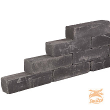 Linea Palissaden Getrommeld 15 x 15 cm Black