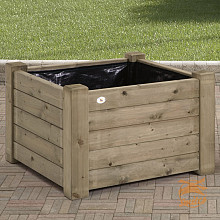 Bloembak Horst 80x80cm, 45mm, 53cm hoog