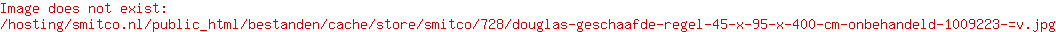 Douglas Geschaafde Regel 4,5 x 9,5 x 400 cm. Onbehandeld =V 1009223